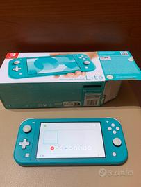 Nintendo Switch lite turchese