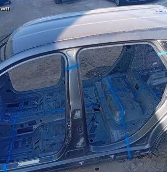 Mercedes classe b 2014-2024 scocca taglio lamiera