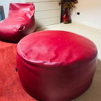 Pouf bordeaux design