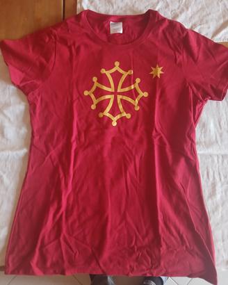 Tshirt con simbolo Occitania, mai usata.