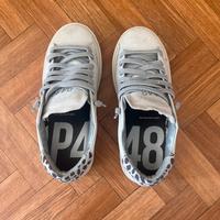Sneakers P448 donna bianche
