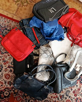 stock di borse misto colore 