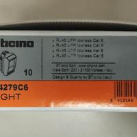 10 prese RJ45 cat6 b-ticino Living light 