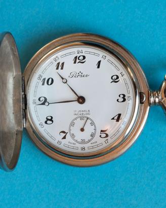 Orologio vintage da tasca Perseo Savonette