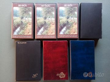 Lotto 7 aps-box contenitori rullini pellicole