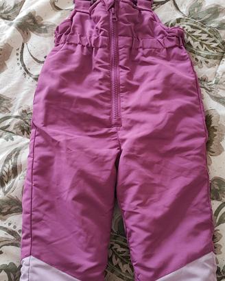 Pantaloni da neve bambina