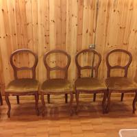 6 Sedie classiche in legno