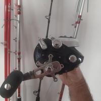 Canne da pesca con mulinello elettrico