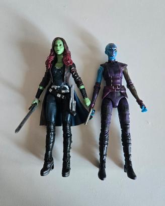 Marvel Legends Gamora e Nebula figures