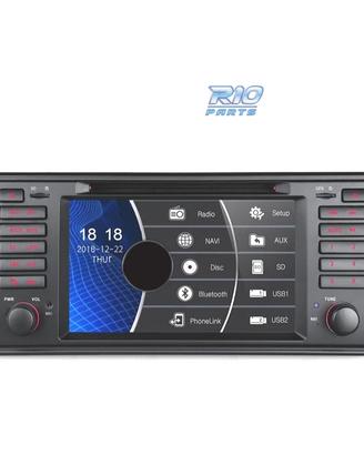 NAVIGATORE RADIO 7" BMW SERIE 5 E39 95-03 USB GPS
