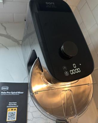Mixer a spirale professionale Ooni Halo Pro grigio