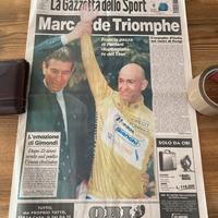 Gazzetta dello sport Pantani Tour de France 1998