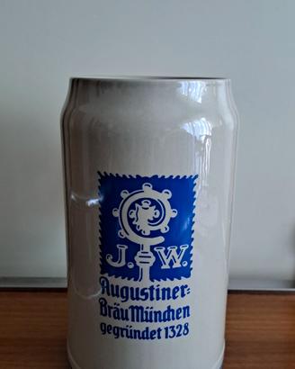 Augustiner boccale in ceramica da 2 litri
