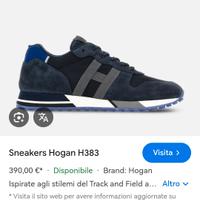 Scarpe Hogan Scamosciata Blu n40/41 Pagate 370euro