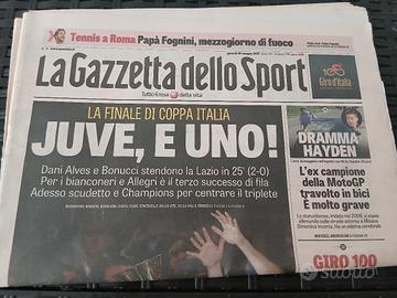 Gazzetta dello sport Juve coppa Italia 2017