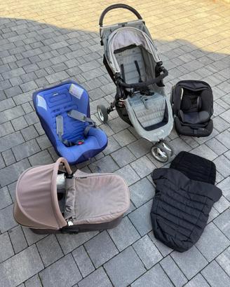 Trio +2 seggioloni e 2 sacchi invernali