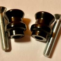 Coppia Supporti per Cavalletto Moto 8x1,25 mm Nero