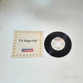 Disco in vinile 45 giri con la canzone Oh Happy Da