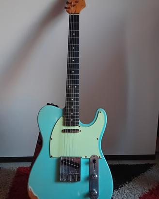 eko aire relic - telecaster style - Daphne Blue 
