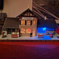 Arredi Per Plastico Ferroviario H0 Stazione Di Ech