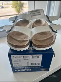 Birkenstock arizona bianche EU 36 narrow fit