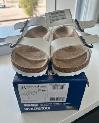 Birkenstock arizona bianche EU 36 narrow fit