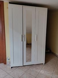 Armadio bianco 3 ante ikea BRMINES