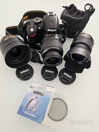 Nikon D3200 + 35/1,8 + 18-55/3,5-5,6 VRII