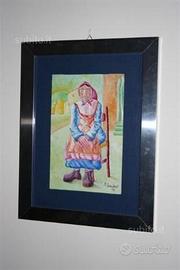 Quadro a olio su tavola Autore M. Lanciani 1974