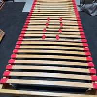 RETE ORTOPEDICA SINGOLA con DOGHE IN FAGGIO