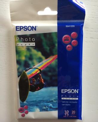 Carta fotografica EPSON Glossy - 10x15cm