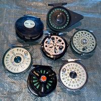 7 mulinelli per pesca a mosca