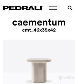Caementum Pedrali tavolino