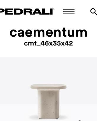Caementum Pedrali tavolino