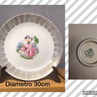 Piatto della ballerina firmato