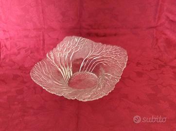 Centrotavola portacaramelle anni '50-'60 in vetro