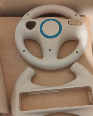 Nintendo Wii compresa di cavi e accessori 