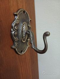 Gancio decorativo in stile vintage, made in Italy