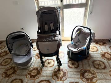 Trio Chicco passeggino/ovetto/navicella
