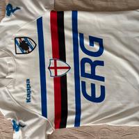 Maglia T-Shirt Maglietta Sampdoria Kappa Originale