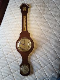 orologio antico con igrometro e termometro 