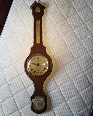 orologio antico con igrometro e termometro 