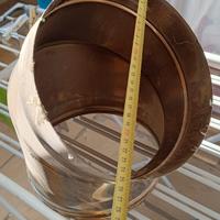 canne fumarie in acciaio