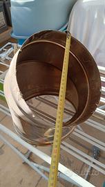 canne fumarie in acciaio