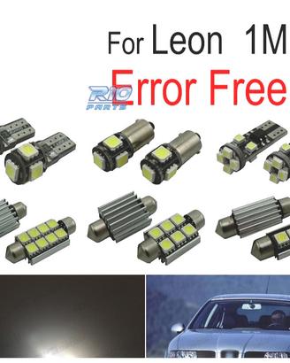 KIT 15 LAMPADE LED INTERNE PER SEAT LEON 1 M 1 99-