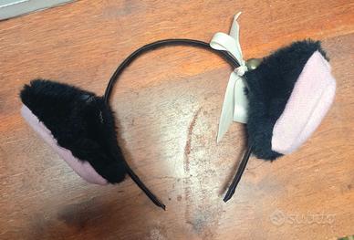 Cerchietto orecchie gatto