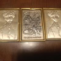 Quadri vintage oro argento