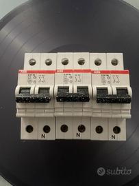 3x interruttore Magnetotermico ABB S241 Na C16