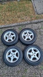 4 Cerchi in Lega VW 13" con Gomme Bridgestone