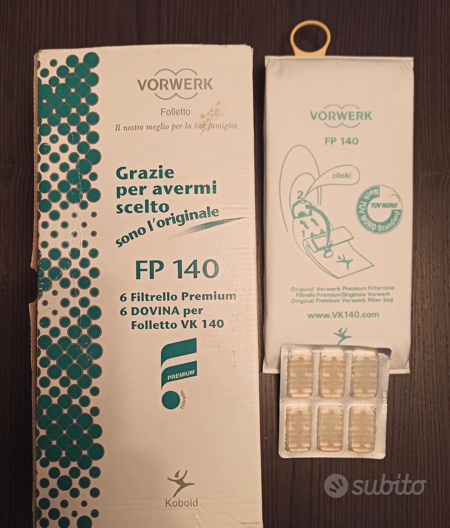 Vorwerk Folletto kit 6 sacchetti + 6 Divina VK140 - Elettrodomestici In  vendita a Bari